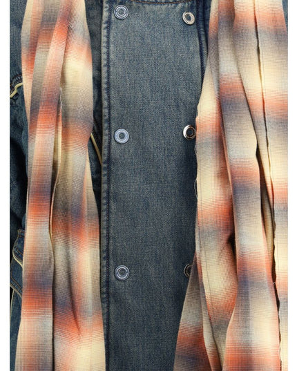 MARBELL Blue Cotton Denim Jacket