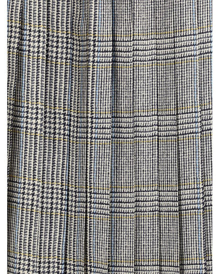 Thom Browne Multicolor Silk Midi Skirt