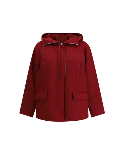 Gucci Bordeaux Polyester Shell Jacket