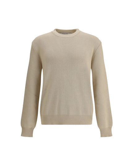 Golden Goose Beige ribbed-knit sweater