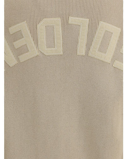 Golden Goose Beige ribbed-knit sweater