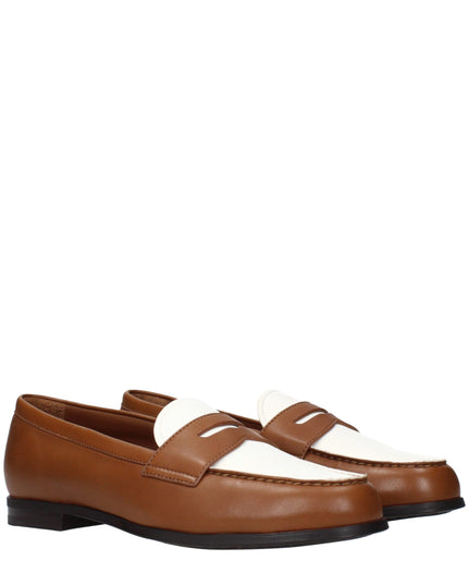 Church's Brown Leather Slip-On Loafers