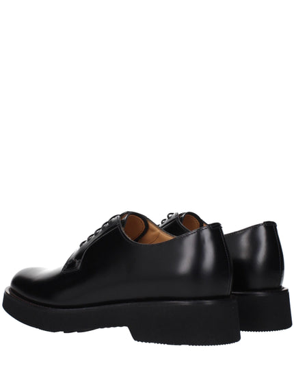 Church's Black Leather Oxfords And Derbies