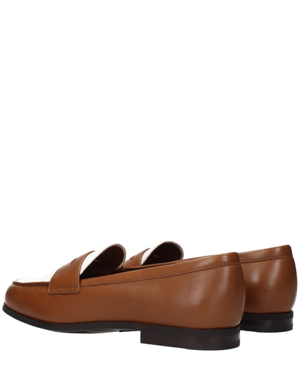 Church's Brown Leather Slip-On Loafers