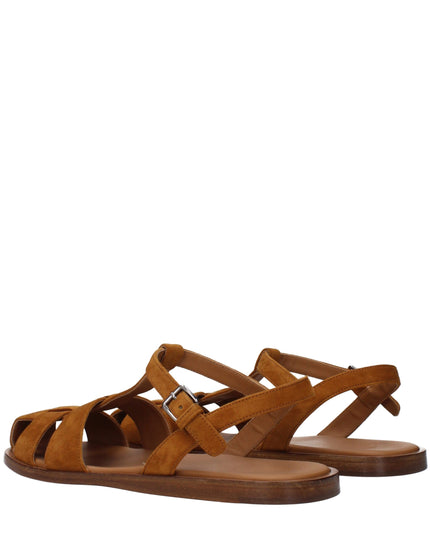 Church's Brown Leather Flat Sandals