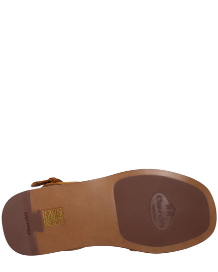 Church's Brown Leather Flat Sandals