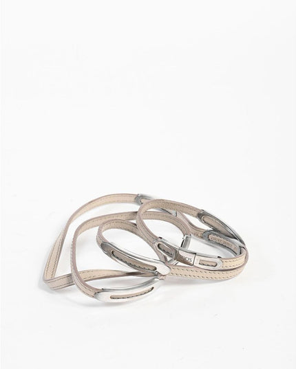 Tod's Beige Leather Bracelet