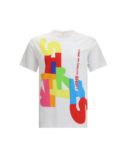 Comme Des Garçons White Cotton T-Shirt
