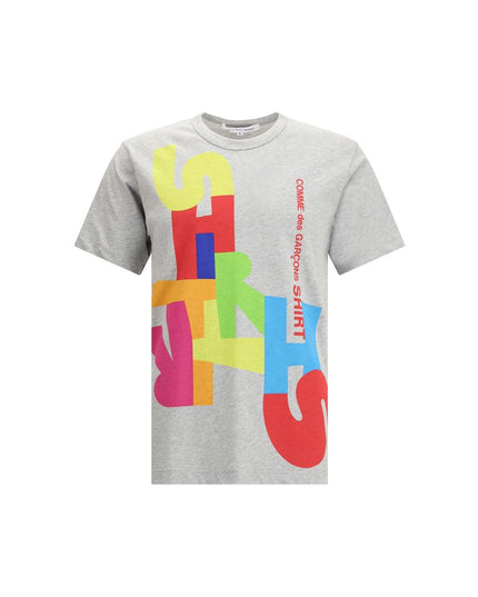 Comme Des Garçons Gray Cotton T-Shirt