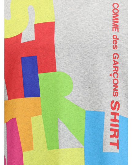 Comme Des Garçons Gray Cotton T-Shirt