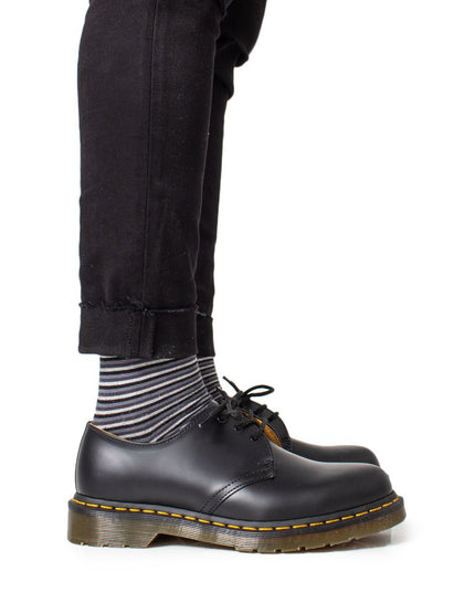 Dr. Martens Black Leather Oxfords And Derby