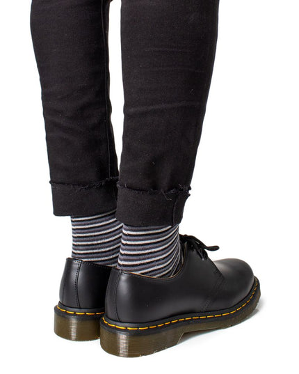 Dr. Martens Black Leather Oxfords And Derby
