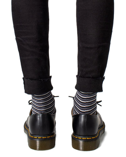 Dr. Martens Black Leather Oxfords And Derby