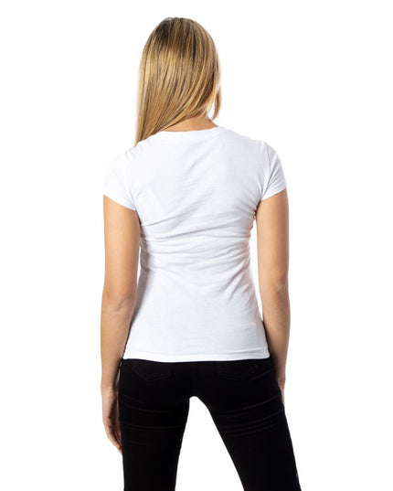 Armani Exchange White Cotton T-Shirt