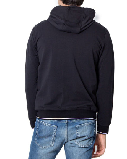 Armani Exchange Black Cotton Hoodie