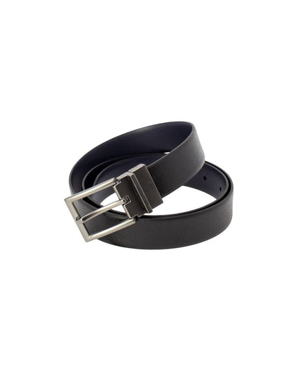 Antony Morato Black Leather Regular Belt
