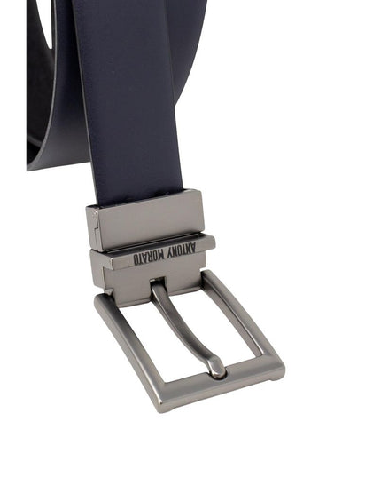 Antony Morato Black Leather Regular Belt