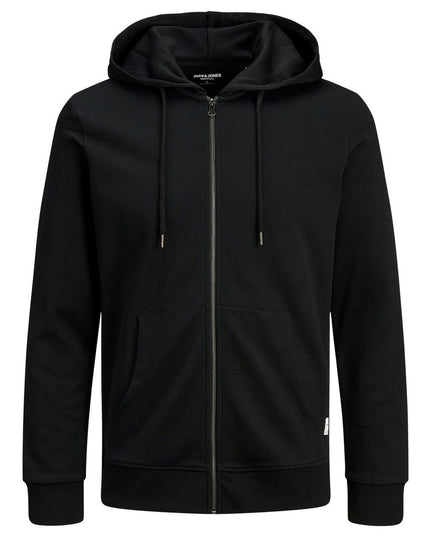 Jack Jones Black Cotton Hoodie