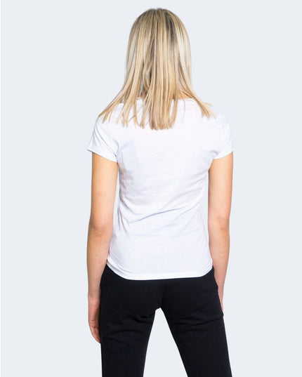 Armani Exchange White Cotton T-Shirt