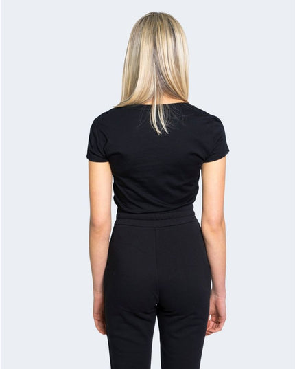 Armani Exchange Black Cotton T-Shirt