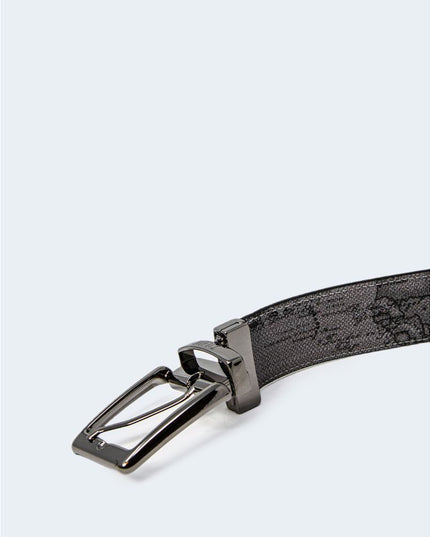 Alviero Martini Prima Classe Black Leather Regular Belt