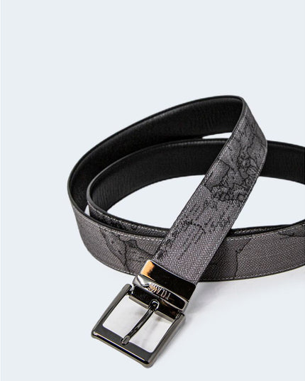 Alviero Martini Prima Classe Black Leather Regular Belt