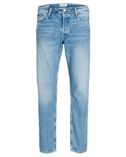 Jack Jones Blue Cotton Relaxed Fit Jean