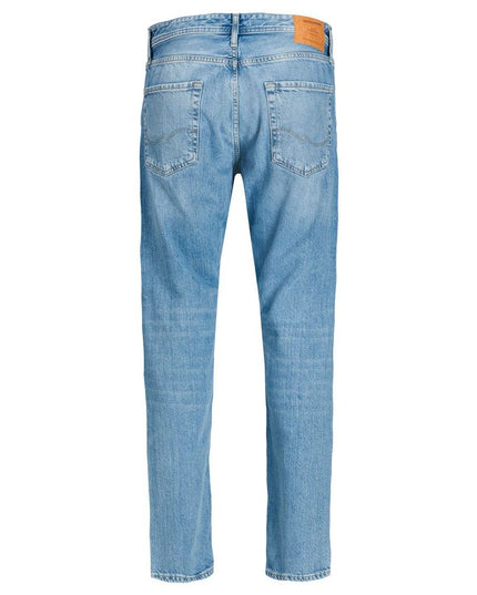 Jack Jones Blue Cotton Relaxed Fit Jean