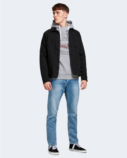Jack Jones Blue Cotton Relaxed Fit Jean