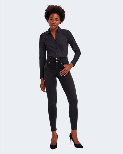 Vero Moda Black Cotton Bodysuit