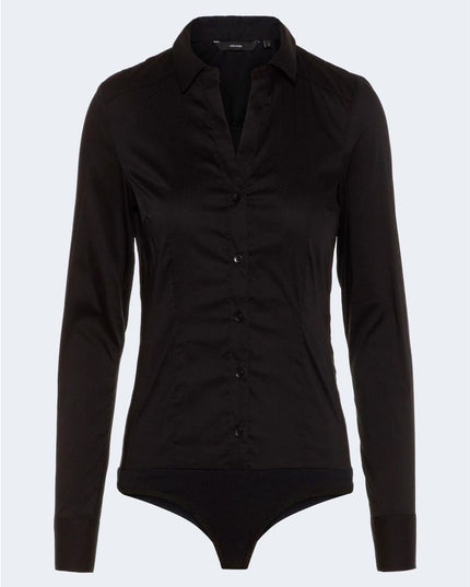 Vero Moda Black Cotton Bodysuit