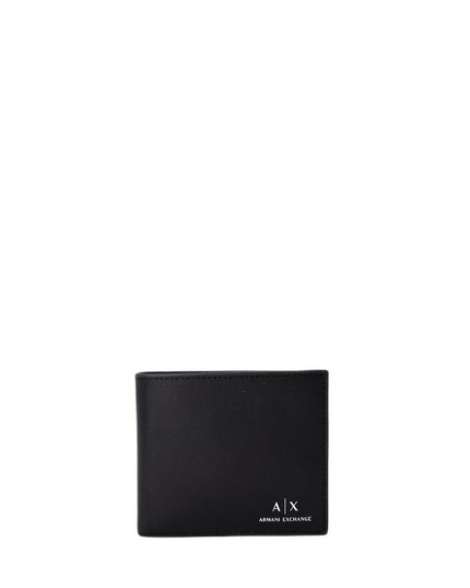 Armani Exchange Black Leather Wallet