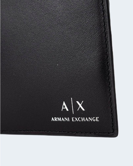 Armani Exchange Black Leather Wallet