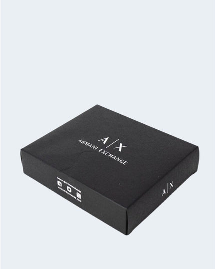 Armani Exchange Black Leather Wallet