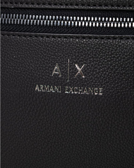 Armani Exchange Black Polyester Messenger Bag