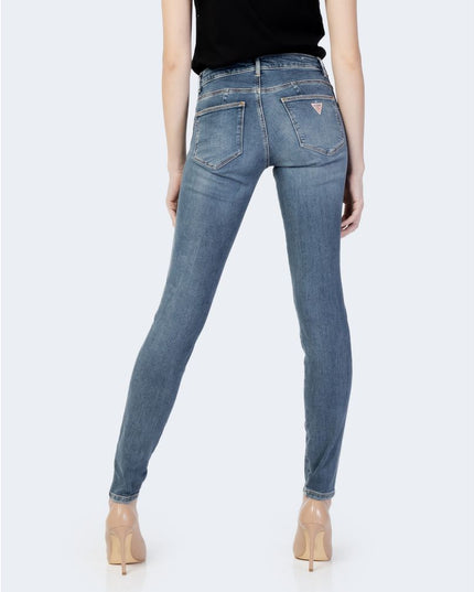 Guess Blue Cotton Skinny Jeans