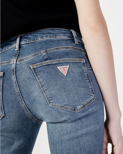 Guess Blue Cotton Skinny Jeans