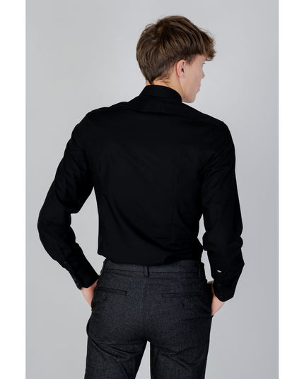 Antony Morato Black Cotton Shirt