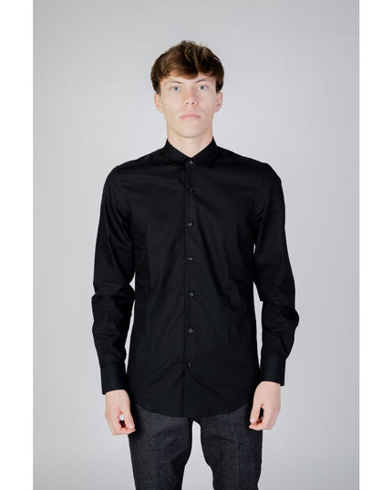 Antony Morato Black Cotton Shirt