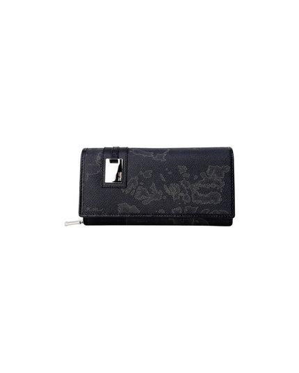 Alviero Martini Prima Classe Black Leather Wallet