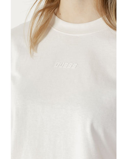Guess Active Cream Cotton T-Shirt