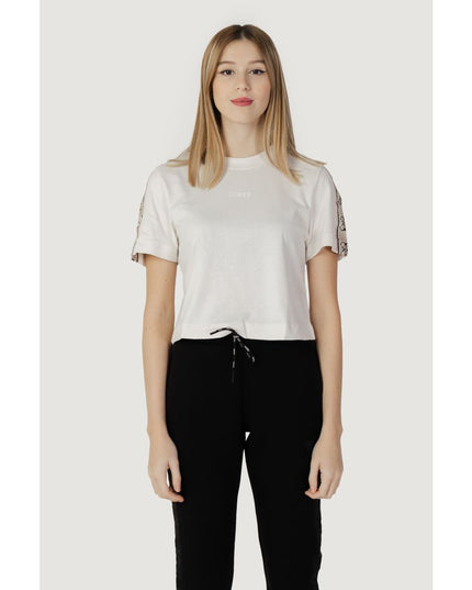 Guess Active Cream Cotton T-Shirt