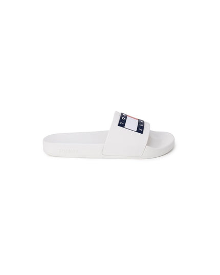 Tommy Hilfiger Jeans White Polyethylene Slippers