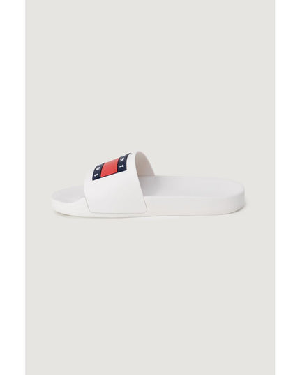 Tommy Hilfiger Jeans White Polyethylene Slippers