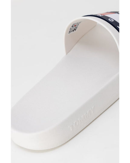 Tommy Hilfiger Jeans White Polyethylene Slippers
