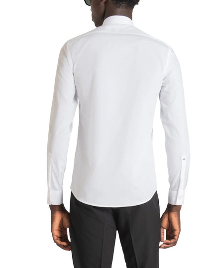 Antony Morato White Cotton Dress Shirt