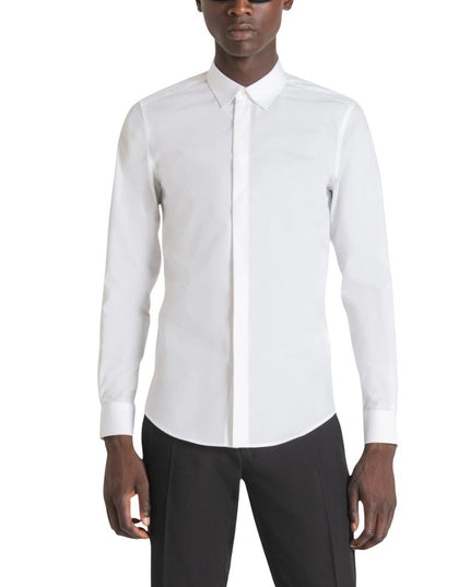 Antony Morato White Cotton Dress Shirt
