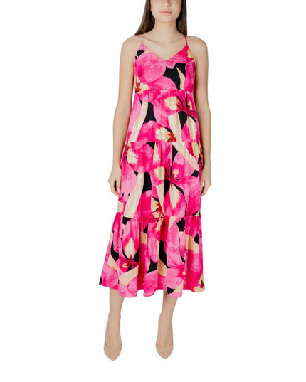 Only Multicolor Viscose Long Dress