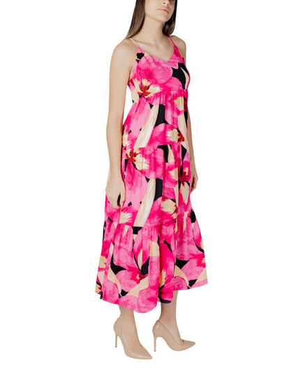 Only Multicolor Viscose Long Dress