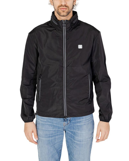 Armani Exchange Black Polyester Shell Jacket